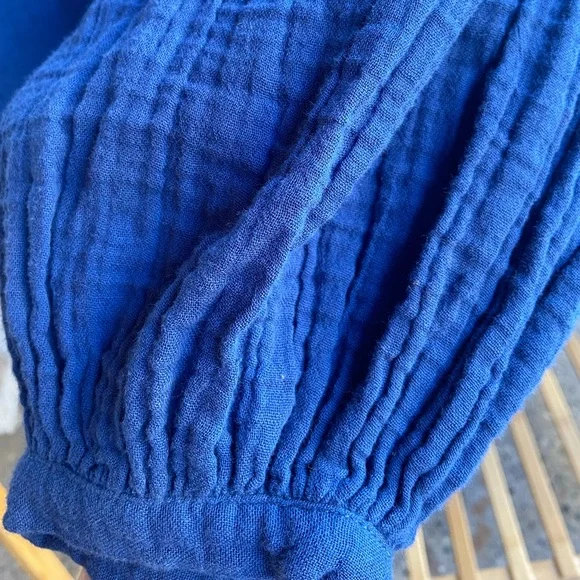 100 % Cotton Crinkle Double Gauze Tops. Size - M (Fit up to L) - Picture 6 of 7